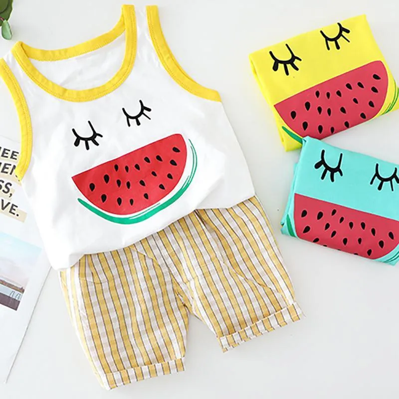 2-piece Watermelon Pattern  T-shirt & Shorts for Children Boy£¨No Shoes???Wholesale children's clothing