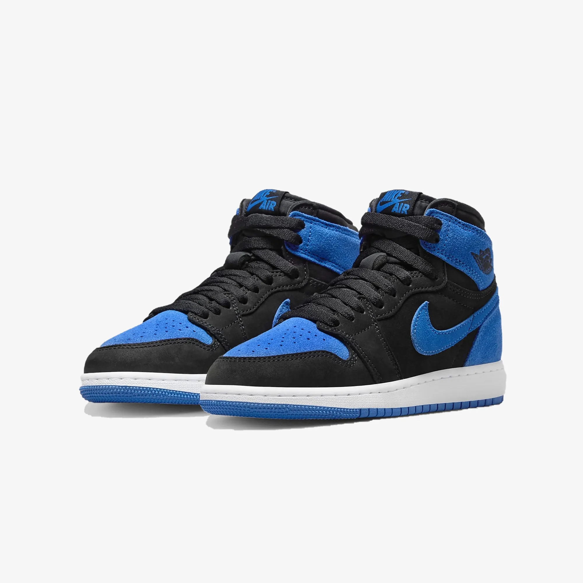 AIR JORDAN 1 HIGH OG 'BLACK/ROYAL BLUE-WHITE-ROYAL BLUE' (GS)