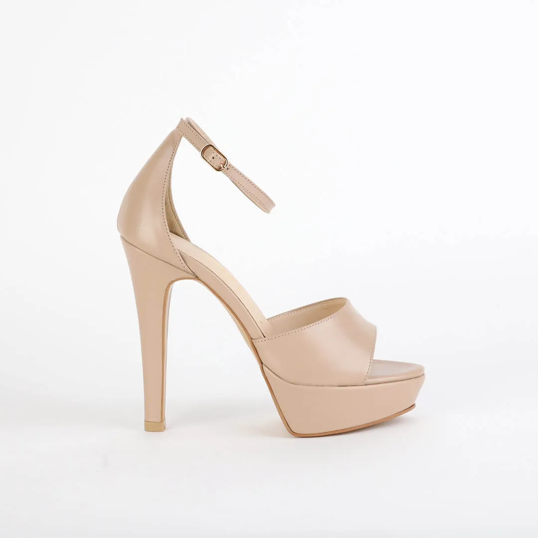 AMBIKA - ankle strap platform