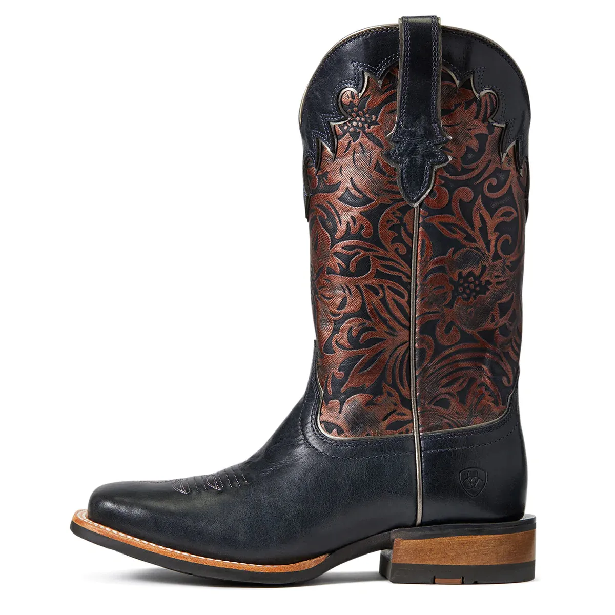 Ariat Womens Fiona Midnight/Floral Emboss Boot