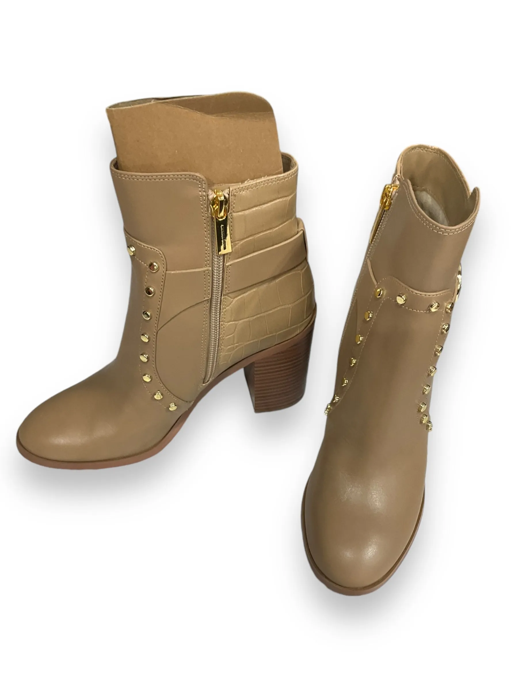 Boots Designer By Michael By Michael Kors In Tan, Size: 7