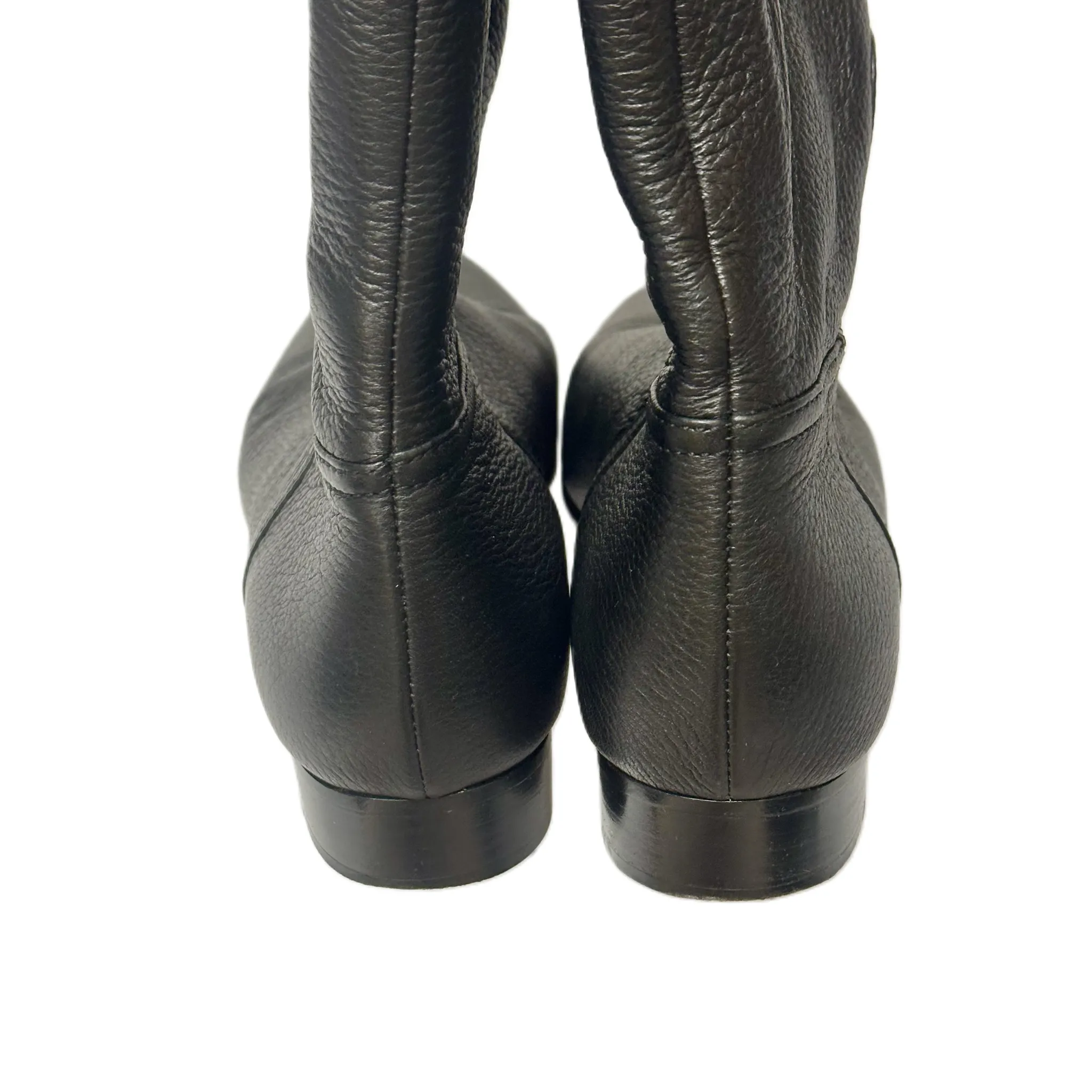 Boots Designer By Miu Miu In Black, Size: Small