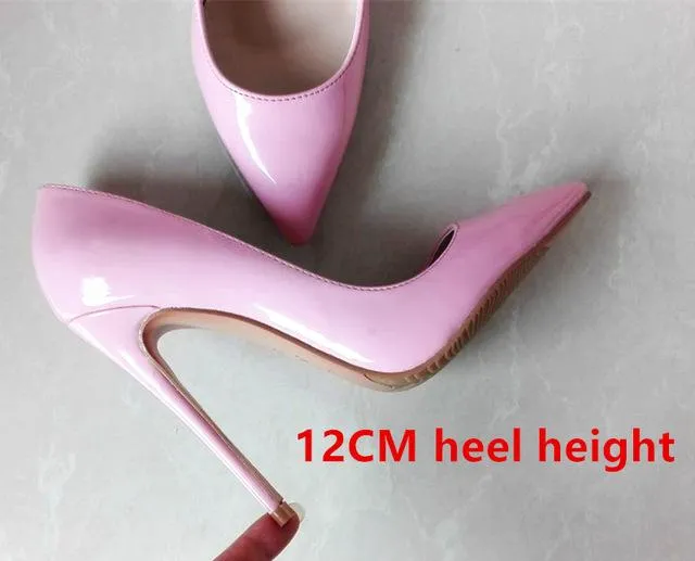 Brand Shoes Woman High Heels Pumps Nude High Heels 12CM Women Shoes High Heels Wedding Shoes Pumps Black Nude Shoes Heels B-0043