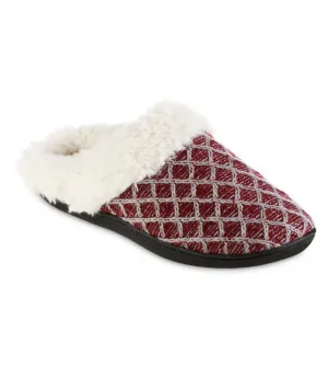 Enhanced Heel Cushion House Shoe in Garnet by Isotoner