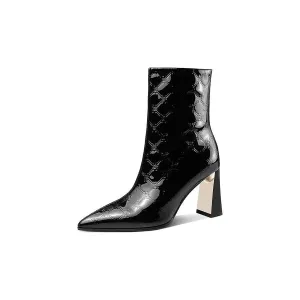 Exotic Chic Luxe High Heeled Boots