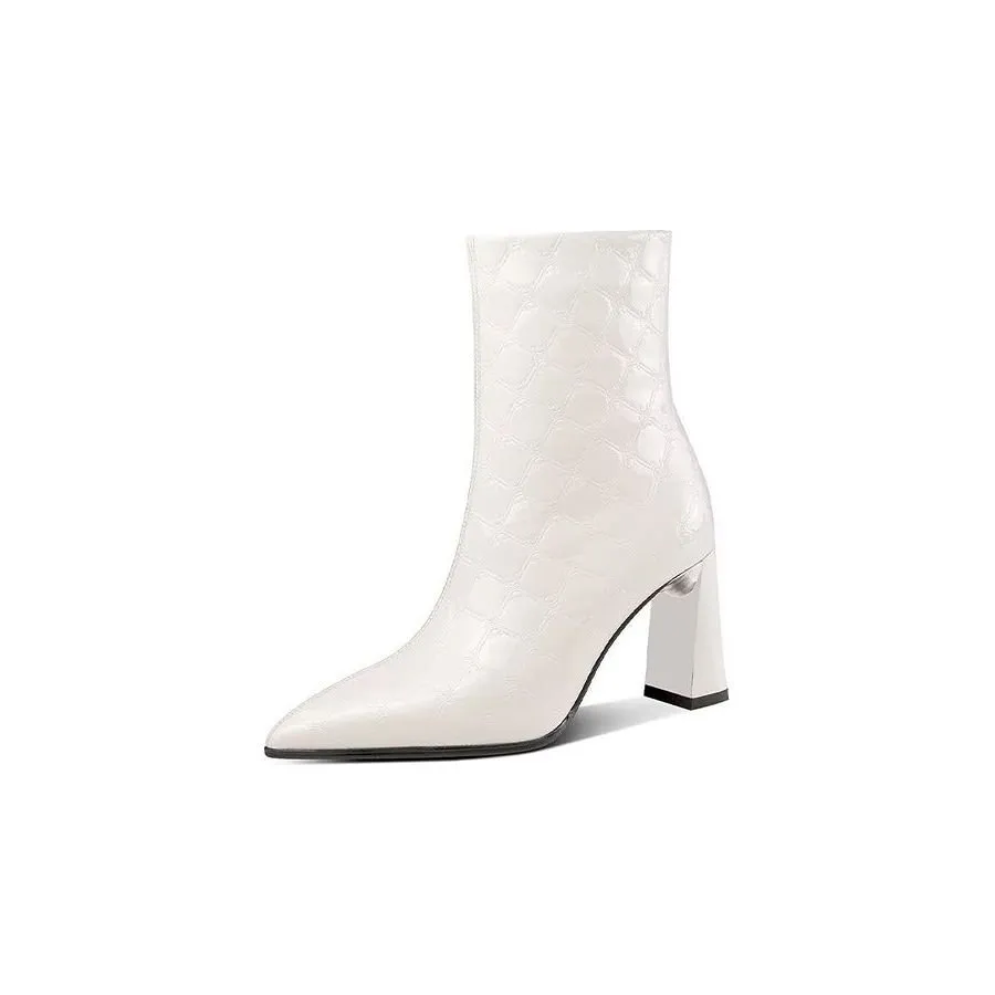 Exotic Chic Luxe High Heeled Boots