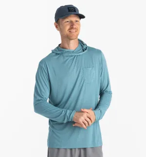 Free Fly Men's Bamboo Lightweight Hoodie / Tidewater