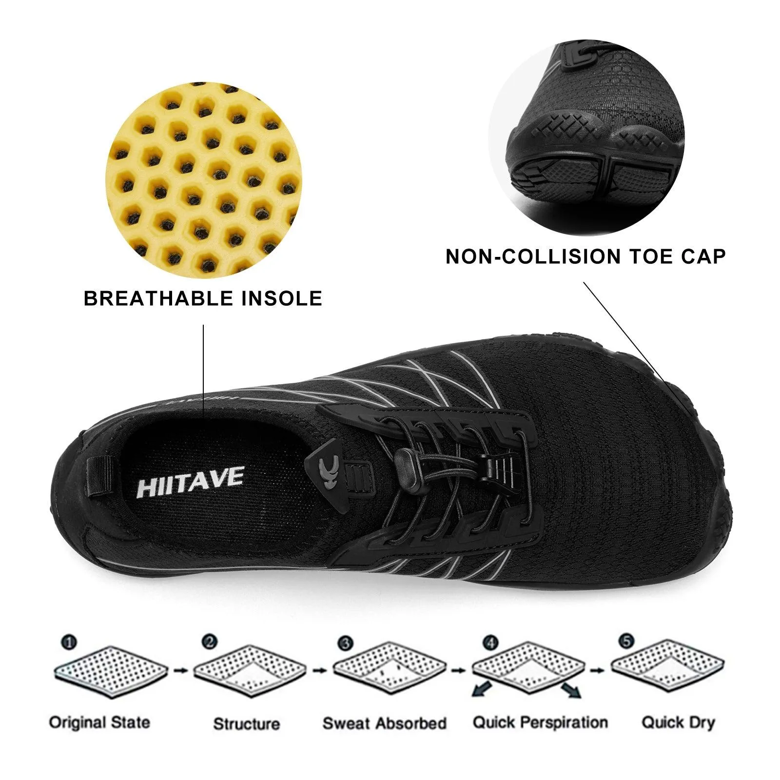 Hiitave Womens Barefoot Lazer Water Shoes