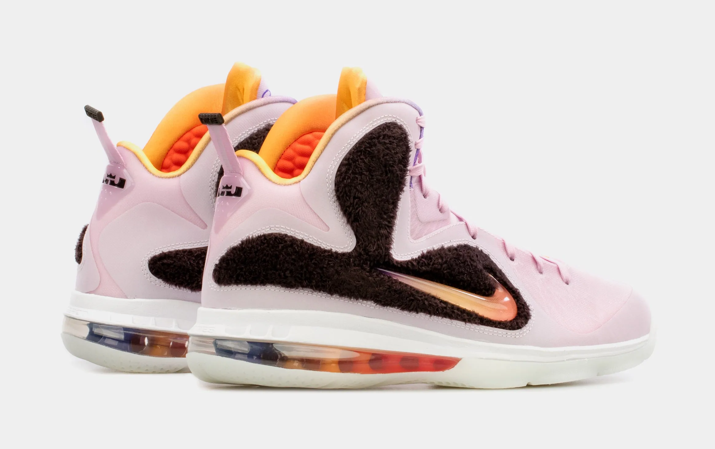 Lebron IX Regal Pink Mens Basketball Shoes (Pink/Brown)