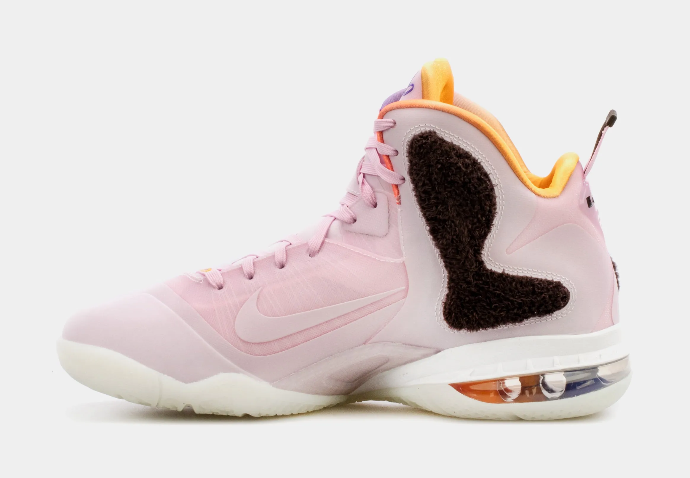 Lebron IX Regal Pink Mens Basketball Shoes (Pink/Brown)