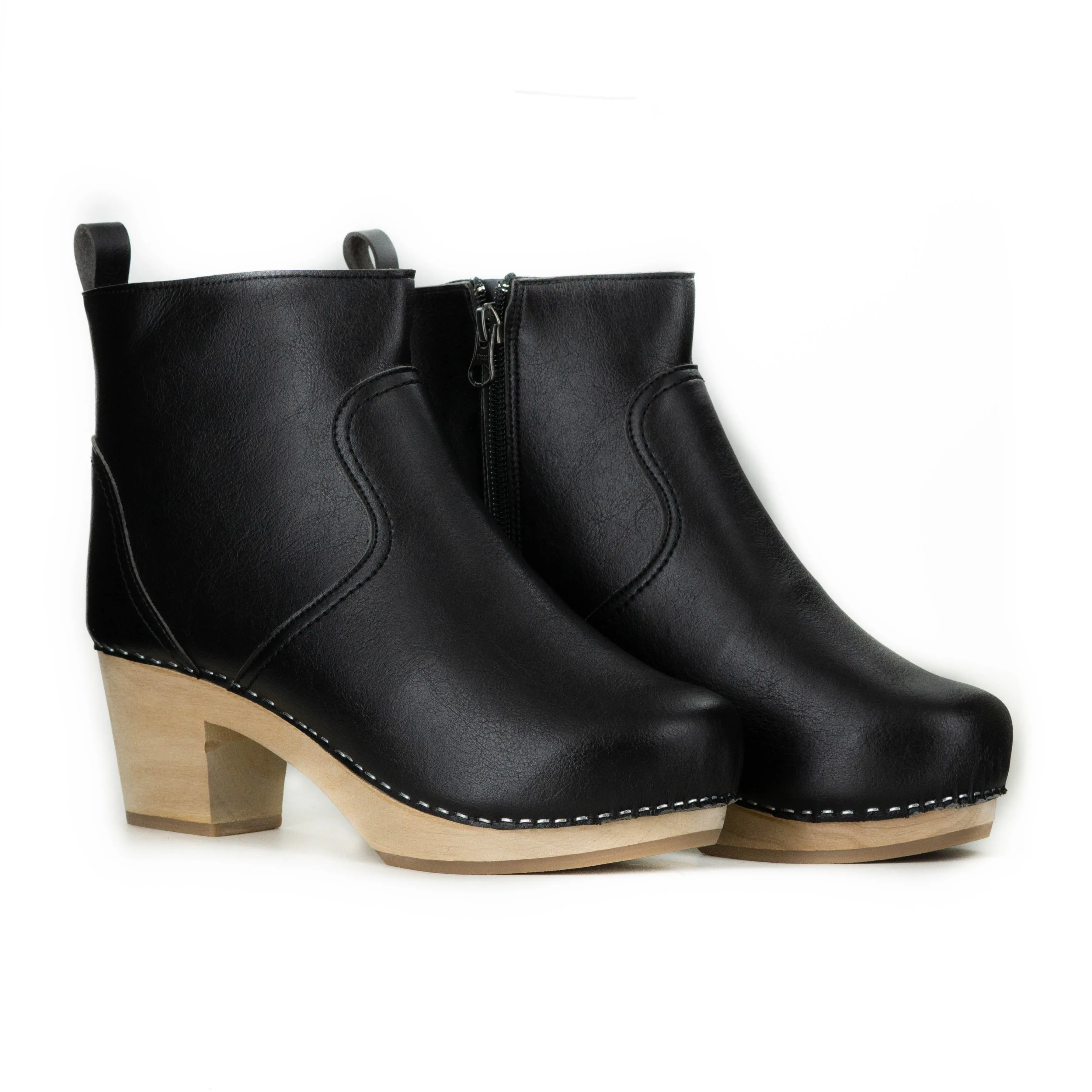 Marlowe Clog Boot in Black from Novacas