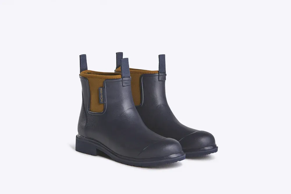 Merry People Bobbi Gumboot - Oxford Blue / Tan