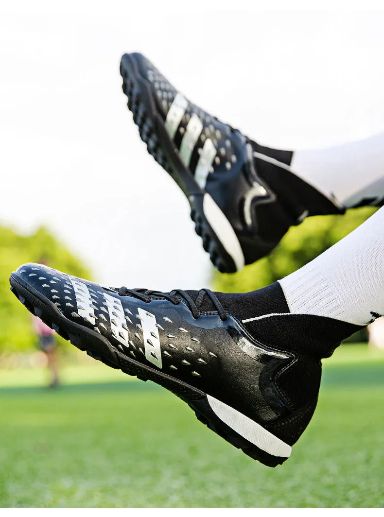 Non-Slip High-Top Soccer Cleats for Adult and Kids, Breathable