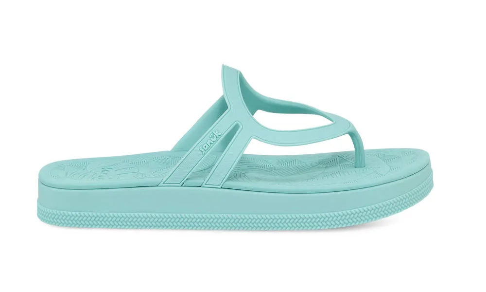 Sanuk Womens Sunshine Pastel Turquoise