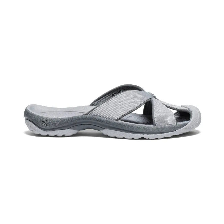 Women's Keen Bali Slide Sandal Color: Alloy/Steel Grey