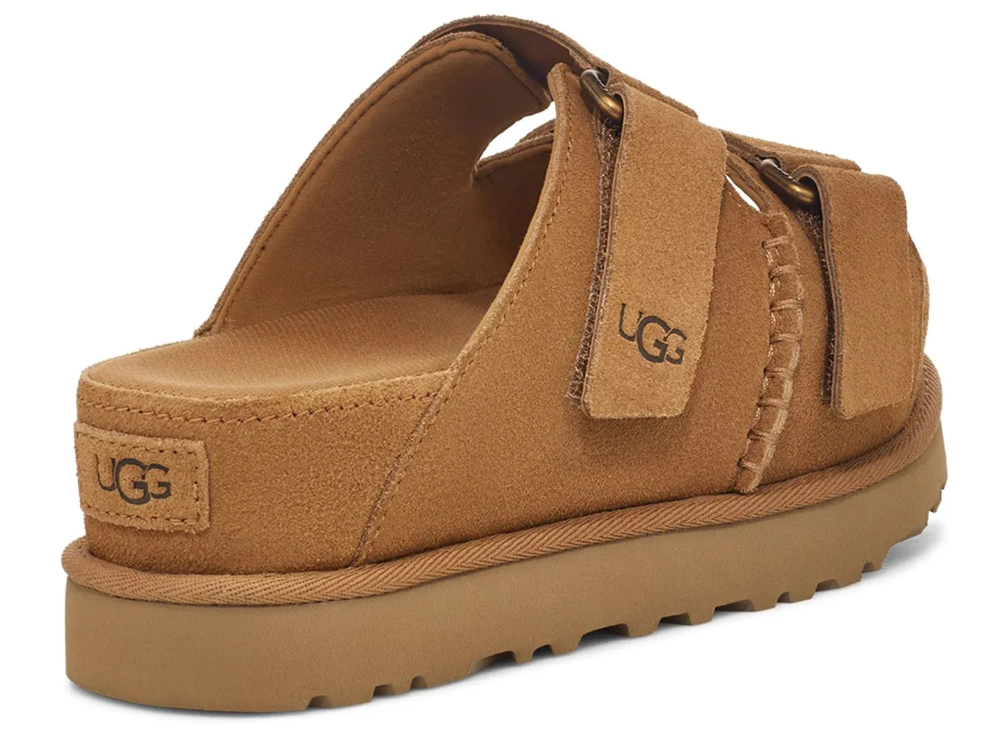 WOMEN'S UGG GOLDENSTAR HI SLIDE SANDAL | CHESTNUT